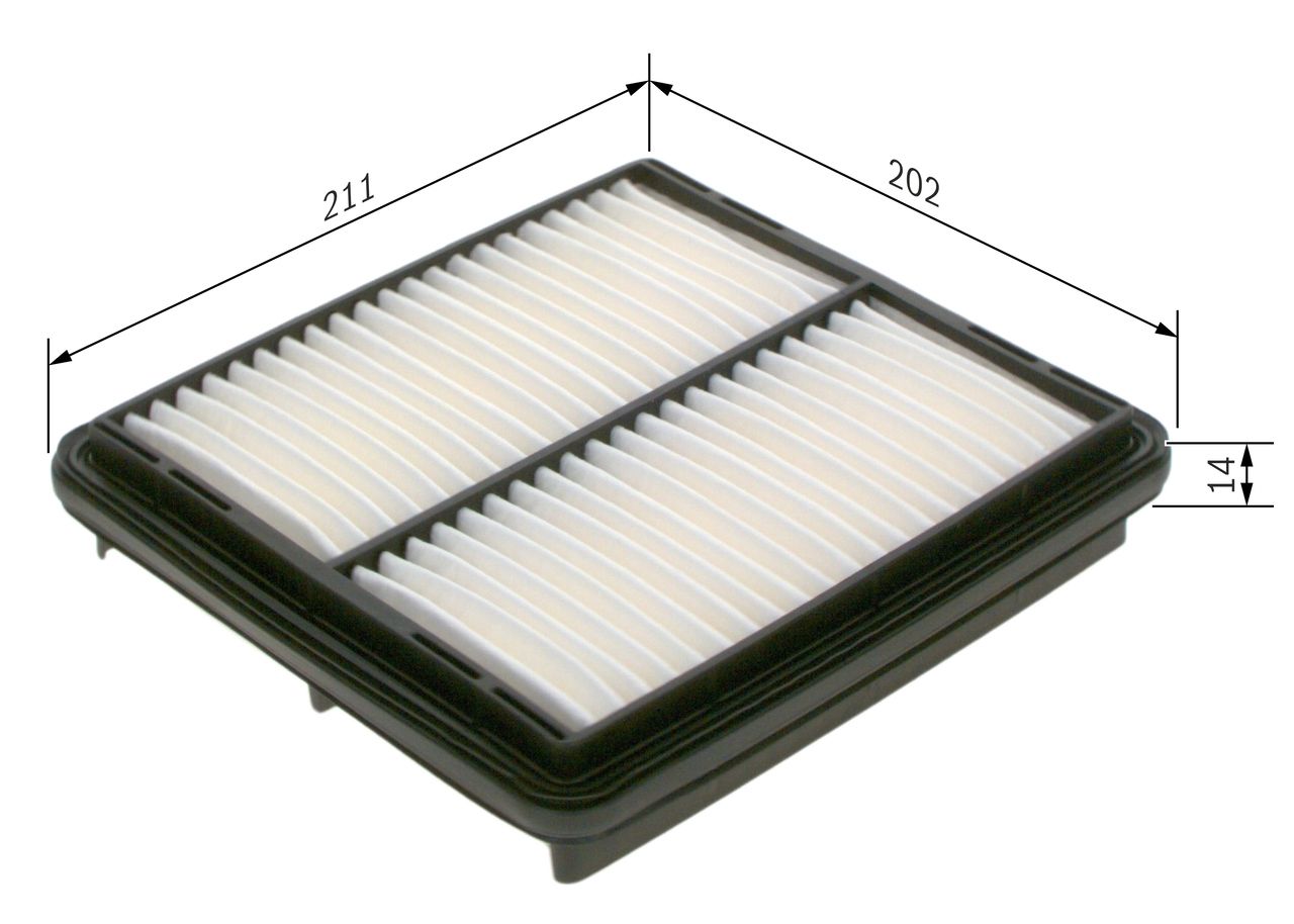 BOSCH 1 457 433 963 - Luftfilter