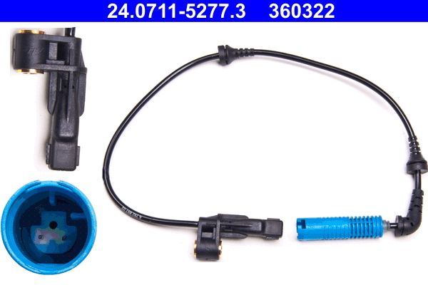 ATE 24.0711-5277.3 - Sensor, Raddrehzahl