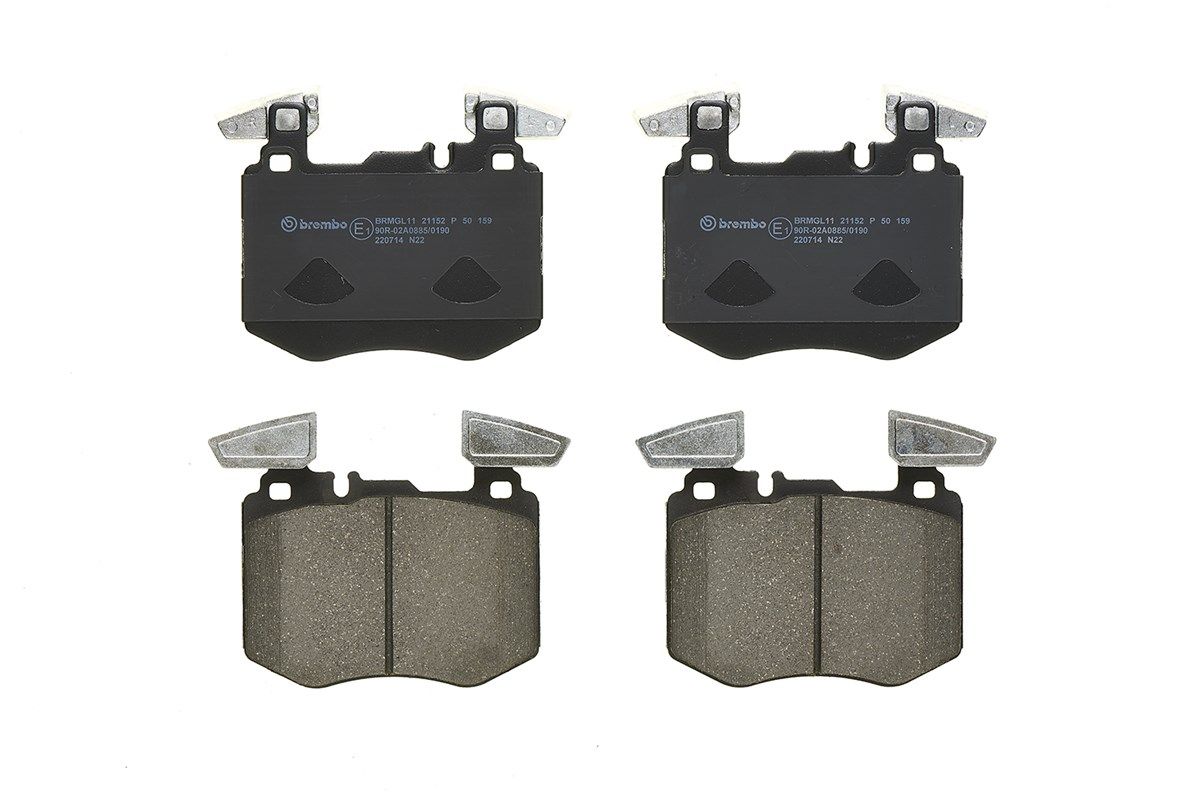 BREMBO P 50 159 - Bremsbelagsatz, Scheibenbremse