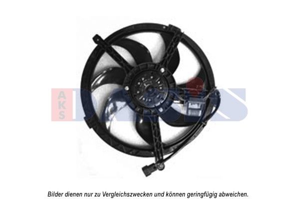 AKS DASIS 058076N - Lüfter, Motorkühlung