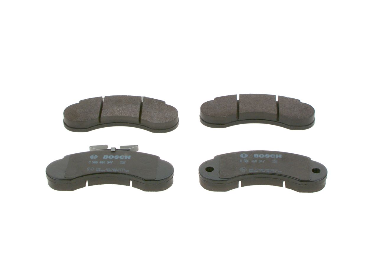 BOSCH 0 986 460 947 - Bremsbelagsatz, Scheibenbremse