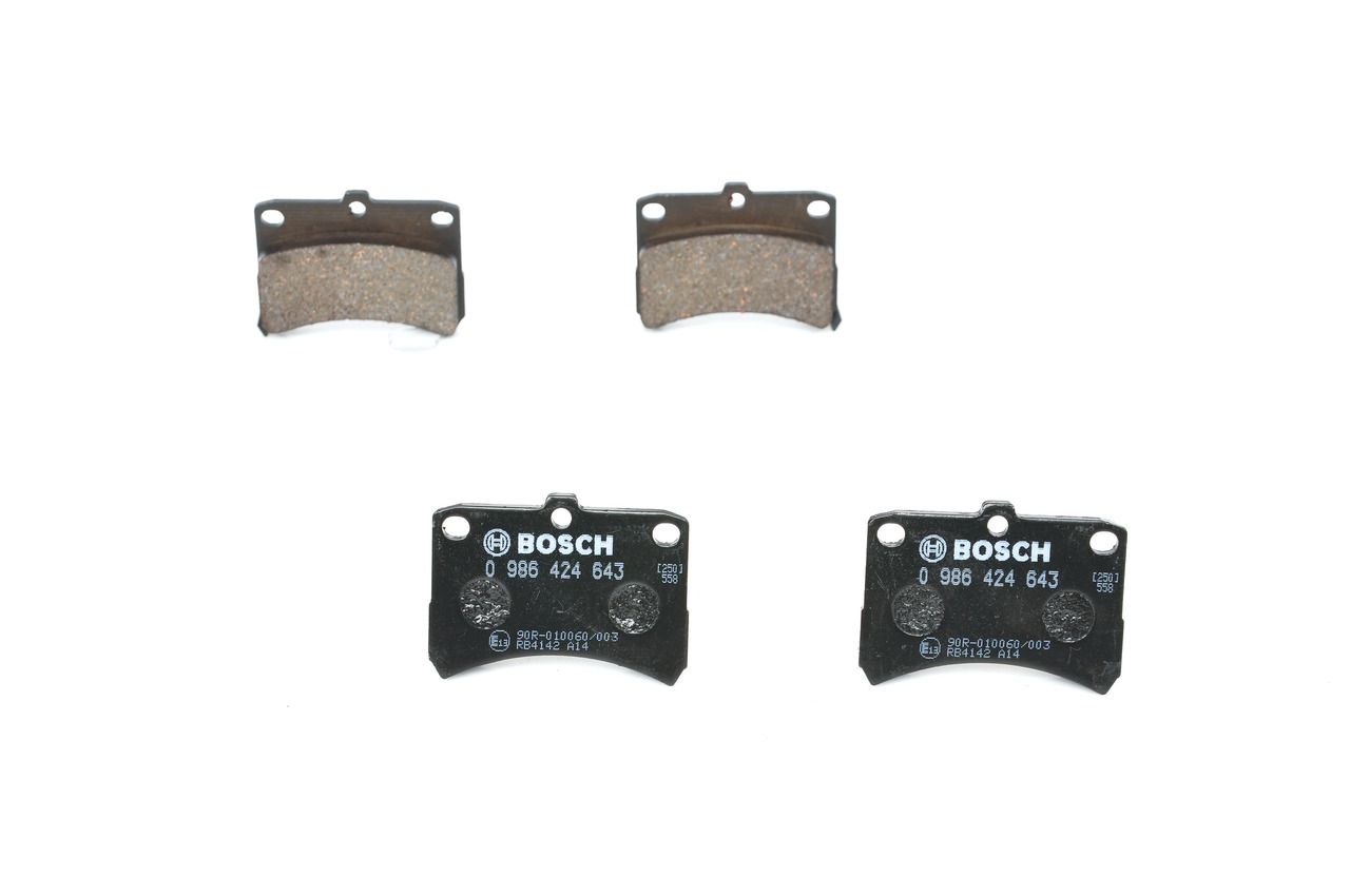 BOSCH 0 986 424 643 - Bremsbelagsatz, Scheibenbremse