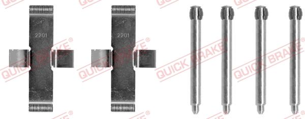 QUICK BRAKE 109-1037 - Zubehörsatz, Scheibenbremsbelag