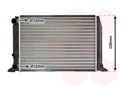 VAN WEZEL 03002028 - Kühler, Motorkühlung