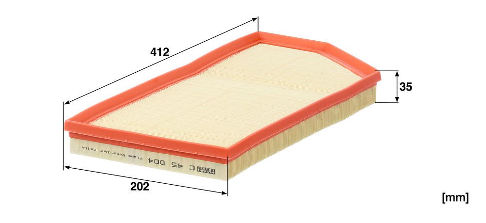 MANN-FILTER C 45 004 - Luftfilter