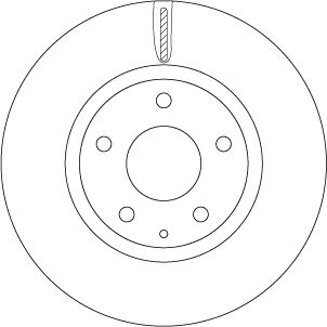 TRW DF8052 - Bremsscheibe