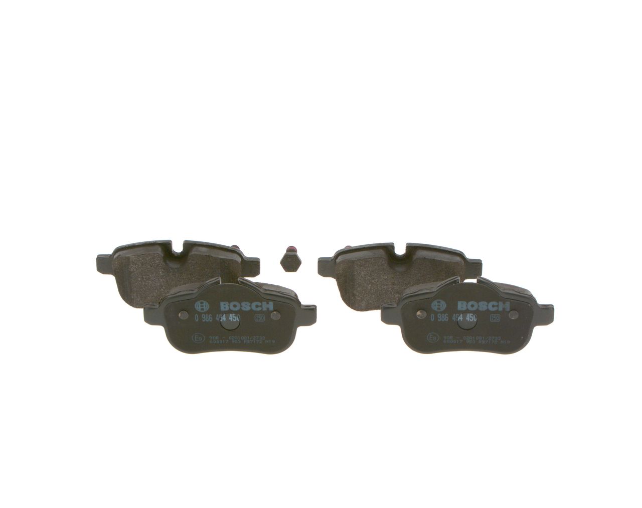 BOSCH 0 986 494 450 - Bremsbelagsatz, Scheibenbremse