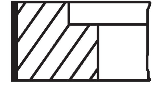 MAHLE 002 12 N0 - Kolbenringsatz