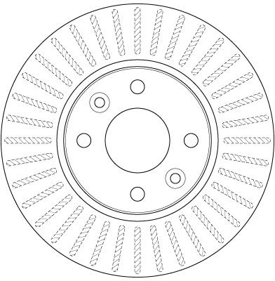 TRW DF6186 - Bremsscheibe