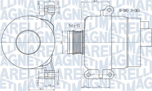 MAGNETI MARELLI 063731969010 - Generator