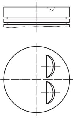 MAHLE 007 58 01 - Kolben