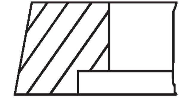 MAHLE 002 80 V0 - Kolbenringsatz
