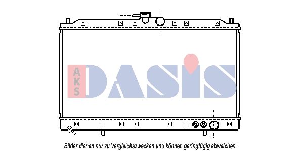 AKS DASIS 140310N - Kühler, Motorkühlung