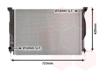 VAN WEZEL 03002245 - Kühler, Motorkühlung
