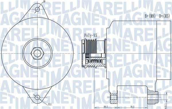 MAGNETI MARELLI 063731909010 - Generator