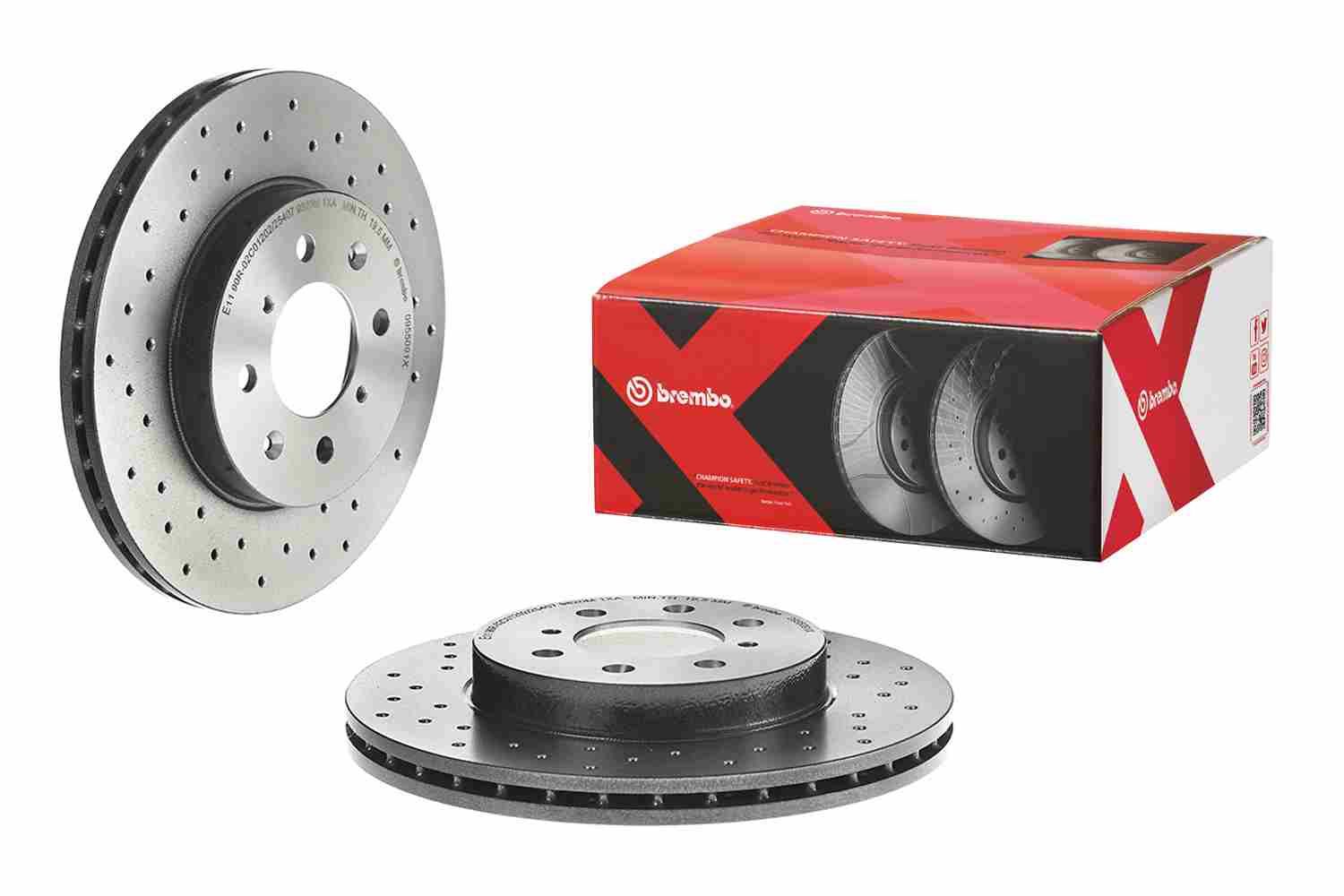 BREMBO 09.5509.1X - Bremsscheibe