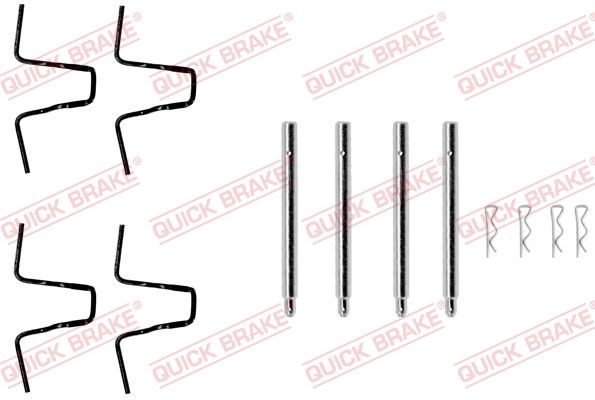 QUICK BRAKE 109-0978 - Zubehörsatz, Scheibenbremsbelag