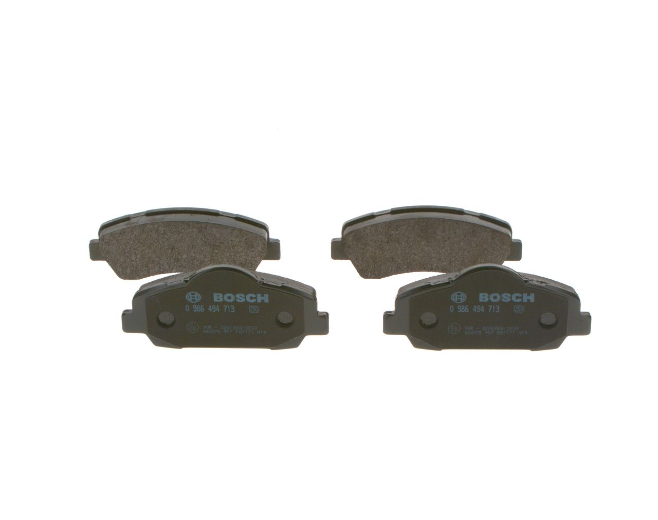 BOSCH 0 986 494 713 - Bremsbelagsatz, Scheibenbremse
