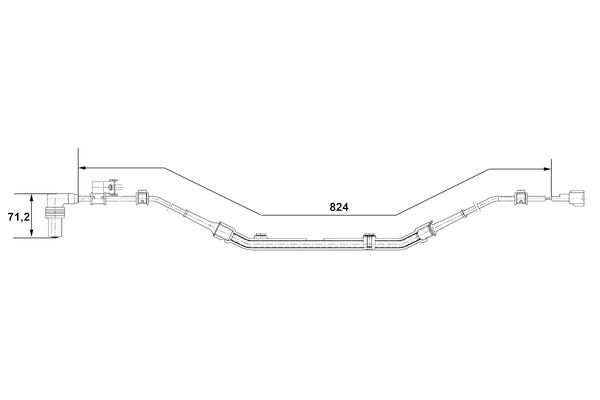 BOSCH 0 265 001 275 - Sensor, Raddrehzahl