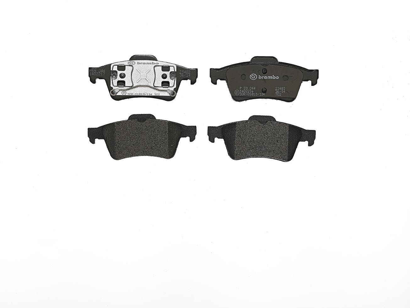 BREMBO P 59 044 - Bremsbelagsatz, Scheibenbremse