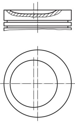 MAHLE 001 29 03 - Kolben