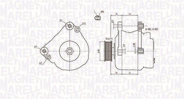 MAGNETI MARELLI 063731402010 - Generator