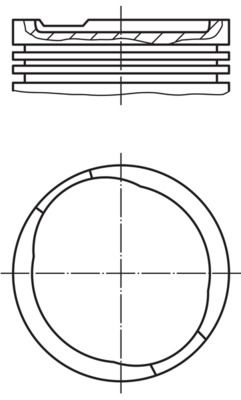 MAHLE 011 65 00 - Kolben