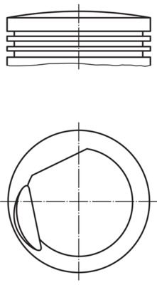 MAHLE 013 17 00 - Kolben