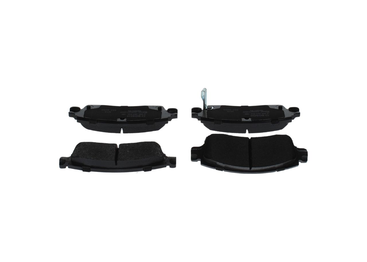BOSCH 0 986 494 858 - Bremsbelagsatz, Scheibenbremse
