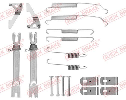 QUICK BRAKE 105-0015S - Zubehörsatz, Bremsbacken