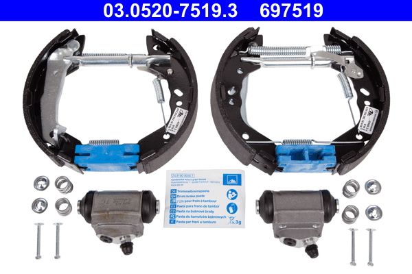 ATE 03.0520-7519.3 - Bremsbackensatz