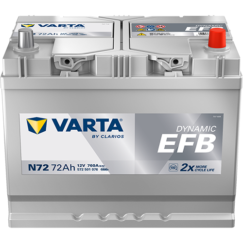 VARTA 572501076K262 - Starterbatterie