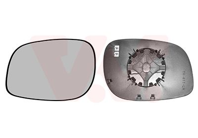VAN WEZEL 0248837 - Spiegelglas, Außenspiegel