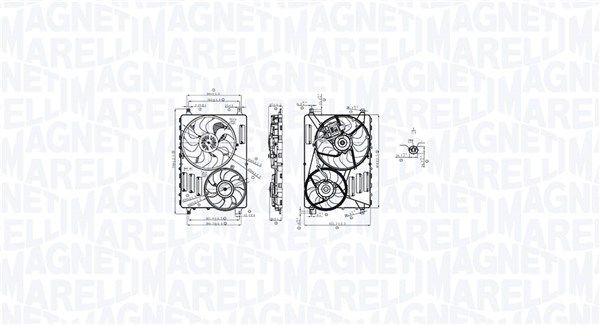 MAGNETI MARELLI 069422884010 - Lüfter, Motorkühlung