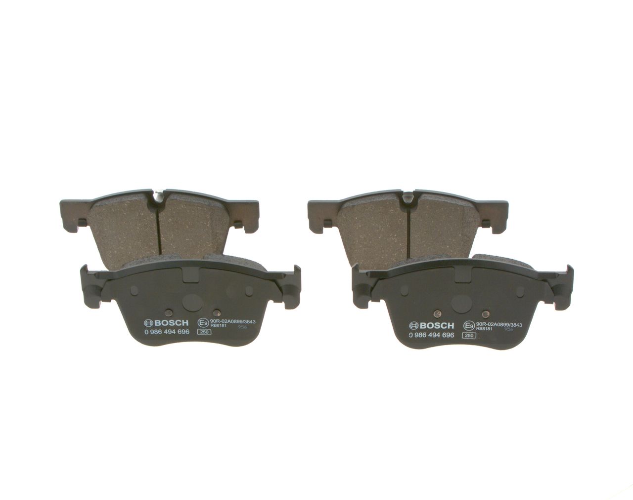 BOSCH 0 986 494 696 - Bremsbelagsatz, Scheibenbremse