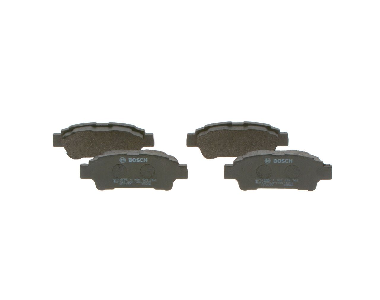 BOSCH 0 986 424 762 - Bremsbelagsatz, Scheibenbremse