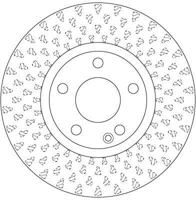 TRW DF6501 - Bremsscheibe