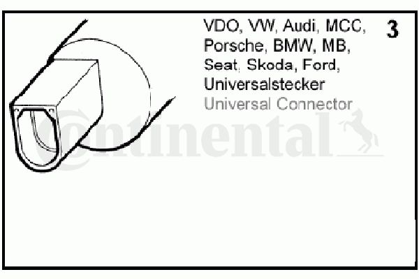 VDO/CONTINENTAL 246-083-002-022Z - Waschwasserpumpe, Scheibenreinigung