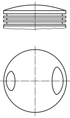 MAHLE 081 47 00 - Kolben