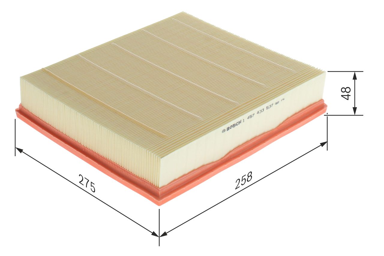 BOSCH 1 457 433 537 - Luftfilter