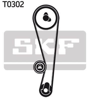 SKF VKMA 95641 - Zahnriemensatz