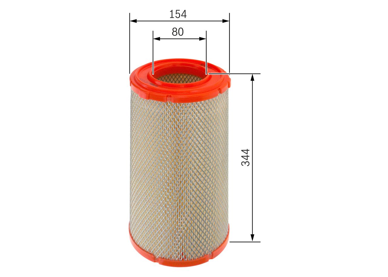 BOSCH 1 457 433 270 - Luftfilter