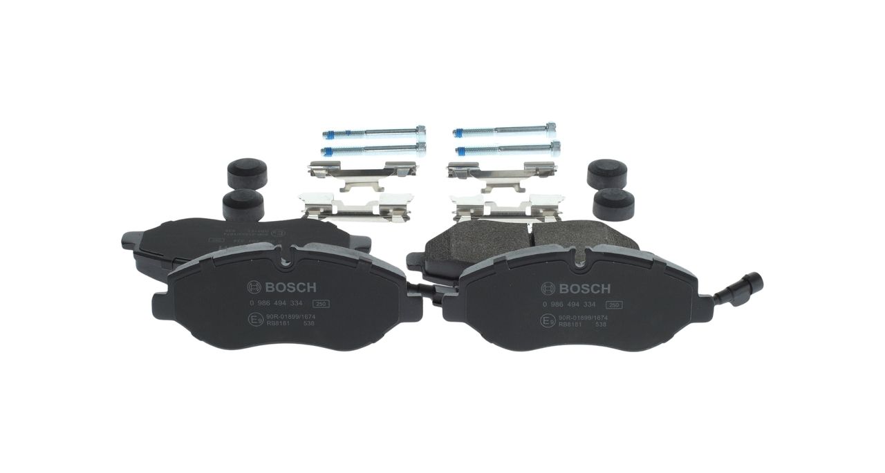 BOSCH 0 986 494 334 - Bremsbelagsatz, Scheibenbremse