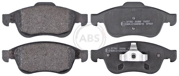 A.B.S. 37760 - Bremsbelagsatz, Scheibenbremse