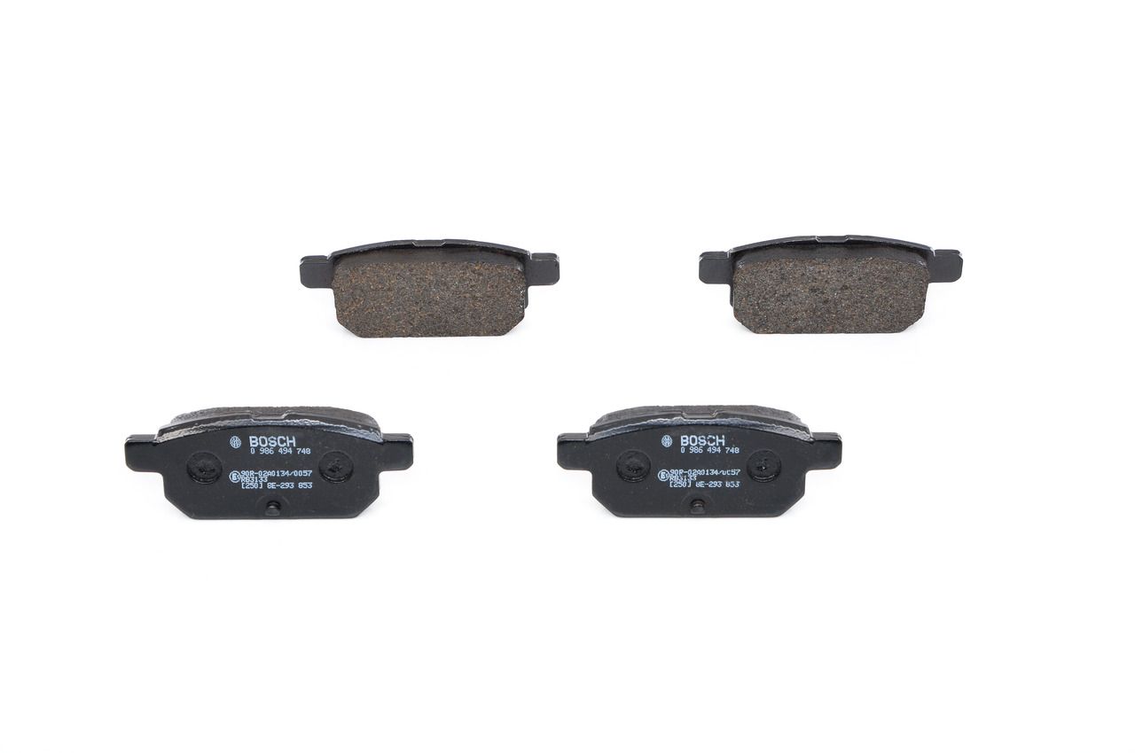 BOSCH 0 986 494 748 - Bremsbelagsatz, Scheibenbremse