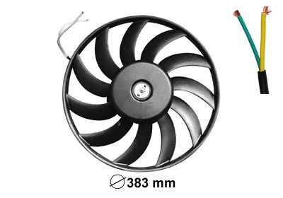 VAN WEZEL 0318747 - Lüfter, Motorkühlung