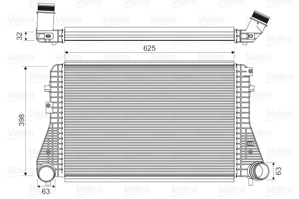 VALEO 818674 - Ladeluftkühler
