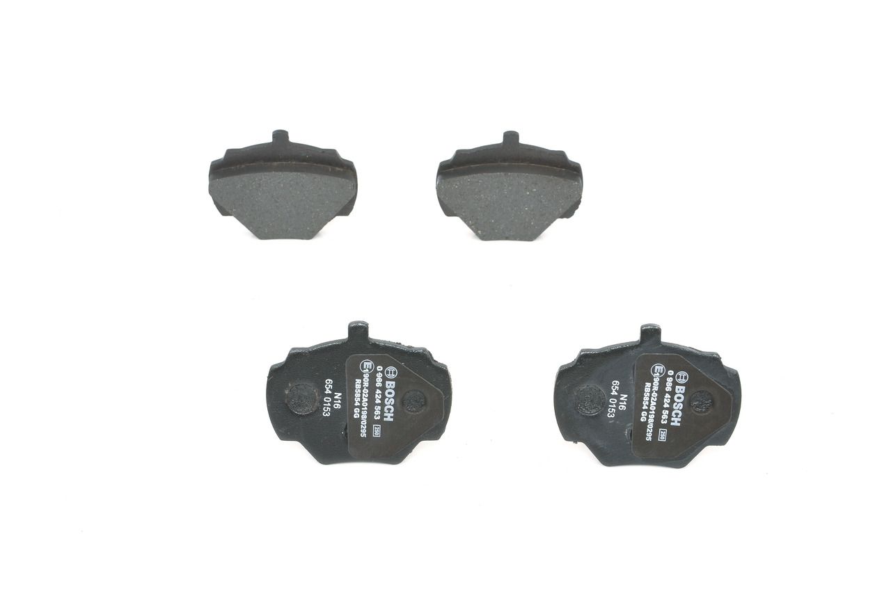 BOSCH 0 986 424 563 - Bremsbelagsatz, Scheibenbremse