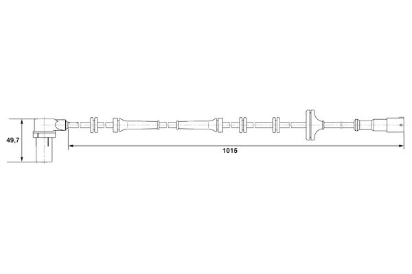 BOSCH 0 265 006 306 - Sensor, Raddrehzahl