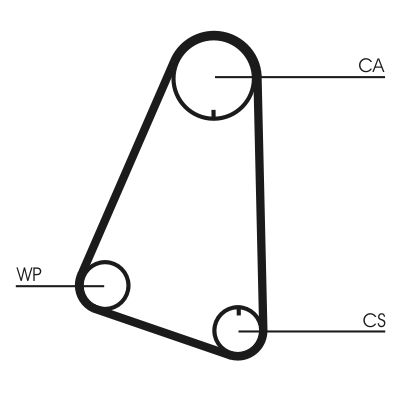 CONTINENTAL CTAM CT633 - Zahnriemen